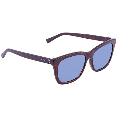Kính Mát Gucci Light Blue Rectangular Men's Sunglasses GG0449S 003 56 - Kính mắt - Vua Hàng Hiệu